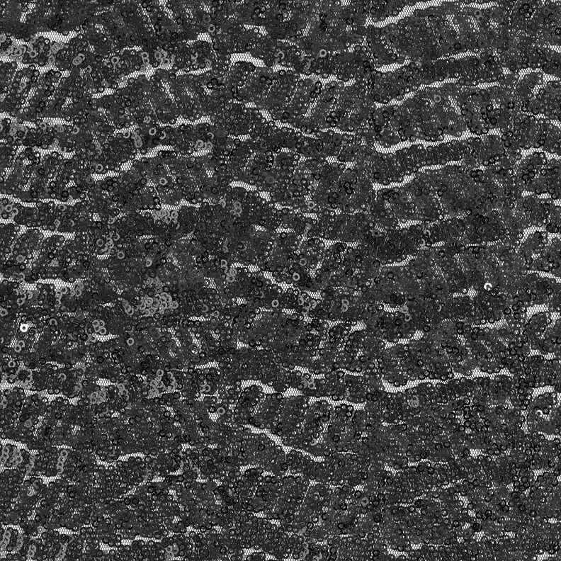 Effen micro-paillettenstof – zwart,  image number 1