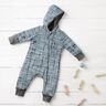 Softshell onregelmatige ruiten – parelgrijs,  thumbnail number 7