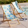Outdoorstof Canvas Strandhuizen – blauw/wit,  thumbnail number 6