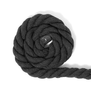 Katoenen koord [Ø 14 mm] 18 - zwart, 