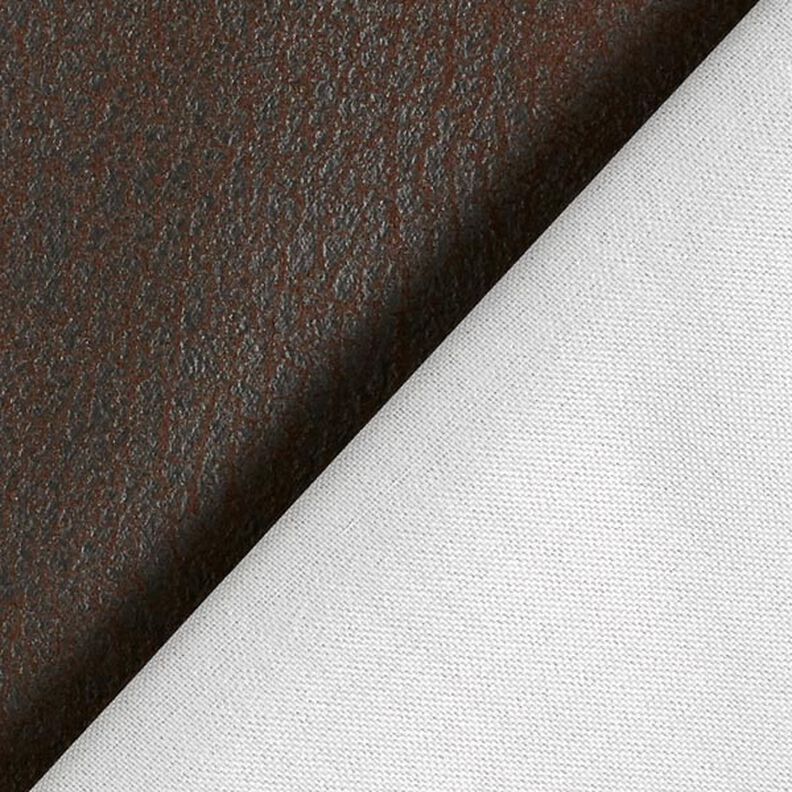 Bekledingsstof Imitatieleer Pamero – donkerbruin,  image number 4