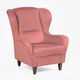 Bekledingsstof Fluweel – roze,  thumbnail number 5