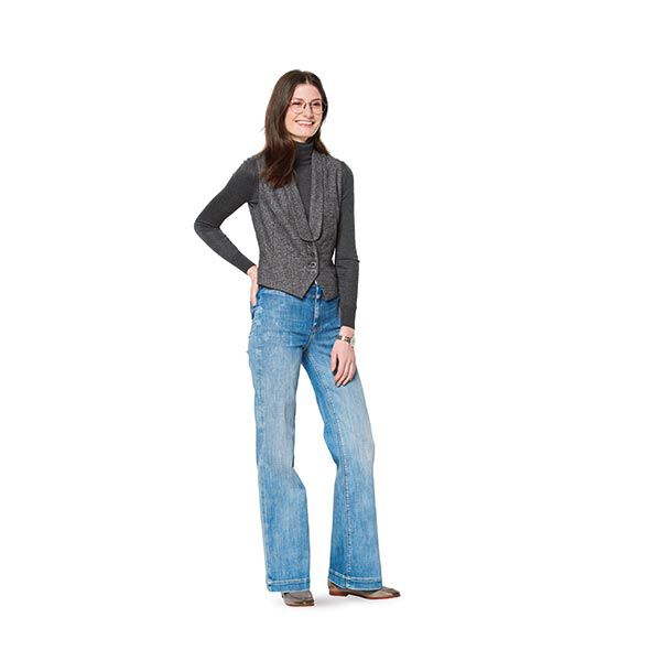 Vest, Burda 6172 | 34-44, image number 3