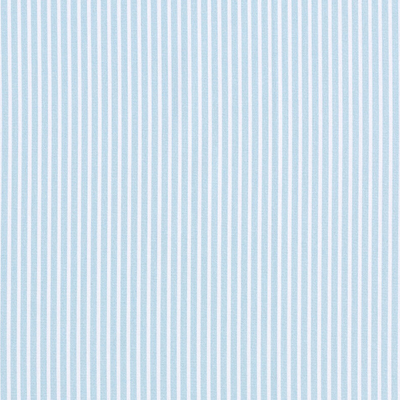 Katoenpopeline Strepen – lichtblauw/wit,  image number 1