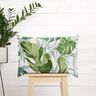 Decostof Canvas grote monsterabladeren – wit/grasgroen,  thumbnail number 7