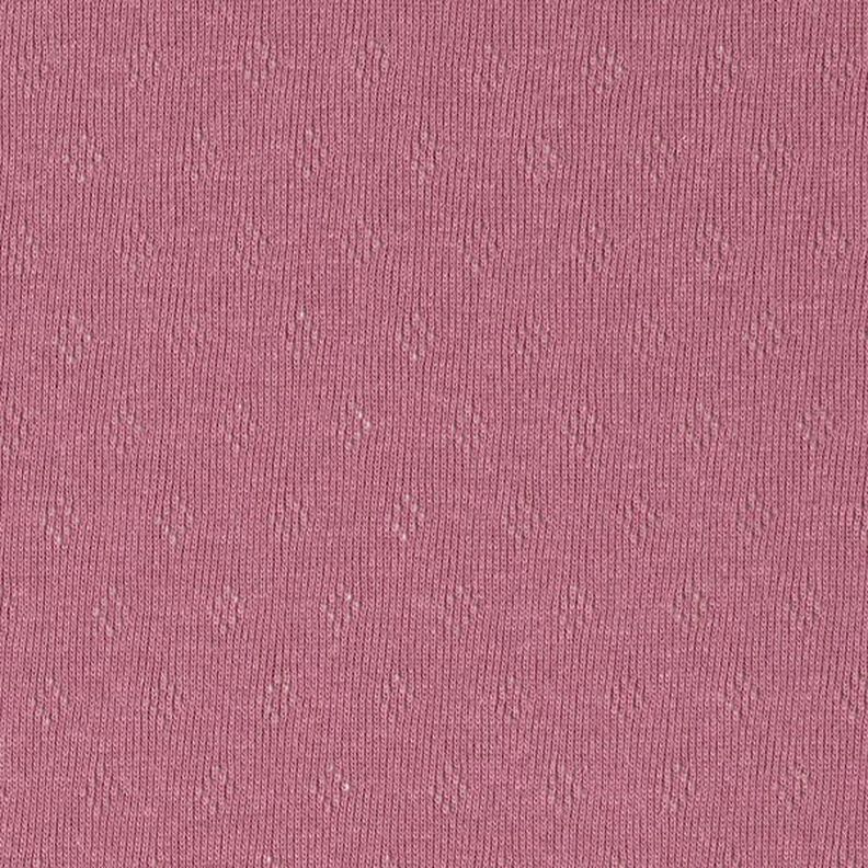 Fijngebreide jersey met gaatjesmotief – pastelviolet,  image number 3