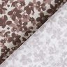 Katoenpopeline bloemenzee – taupe/bruin,  thumbnail number 4