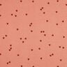 Ribjersey verspreide harten | Poppy Fabrics – zalm/donkerrood,  thumbnail number 1