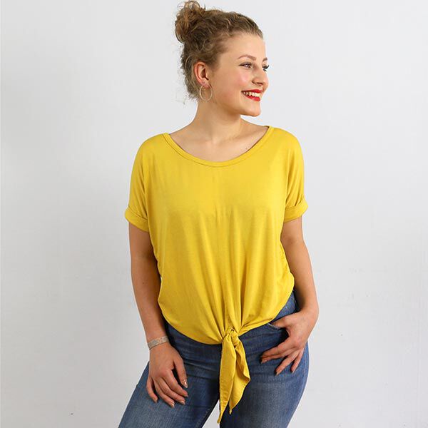 FRAU BILLE - casual hemd met knoopsluiting en omgeslagen mouwen, Studio Schnittreif  | XS -  L,  image number 5