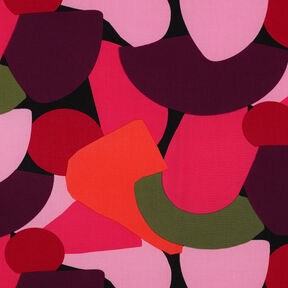 Lenzing Ecovero™ Rockpool | Nerida Hansen – zwart/intens roze, 