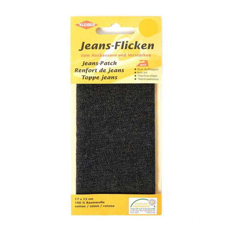 Jeans-patch – zwart,  image number 1