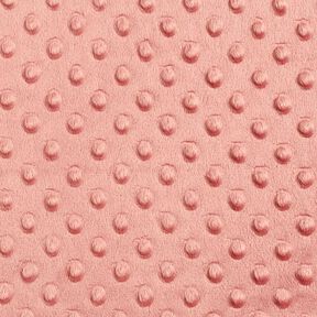 Gezellige fleece reliëfpunten – oudroze, 