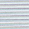 Decostof Half panama veelkleurige strepen gerecycled – licht turkoois,  thumbnail number 1