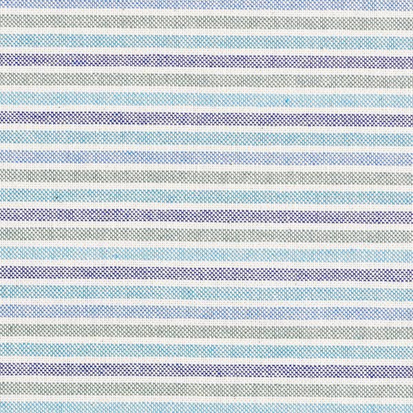 Decostof Half panama veelkleurige strepen gerecycled – licht turkoois,  image number 1