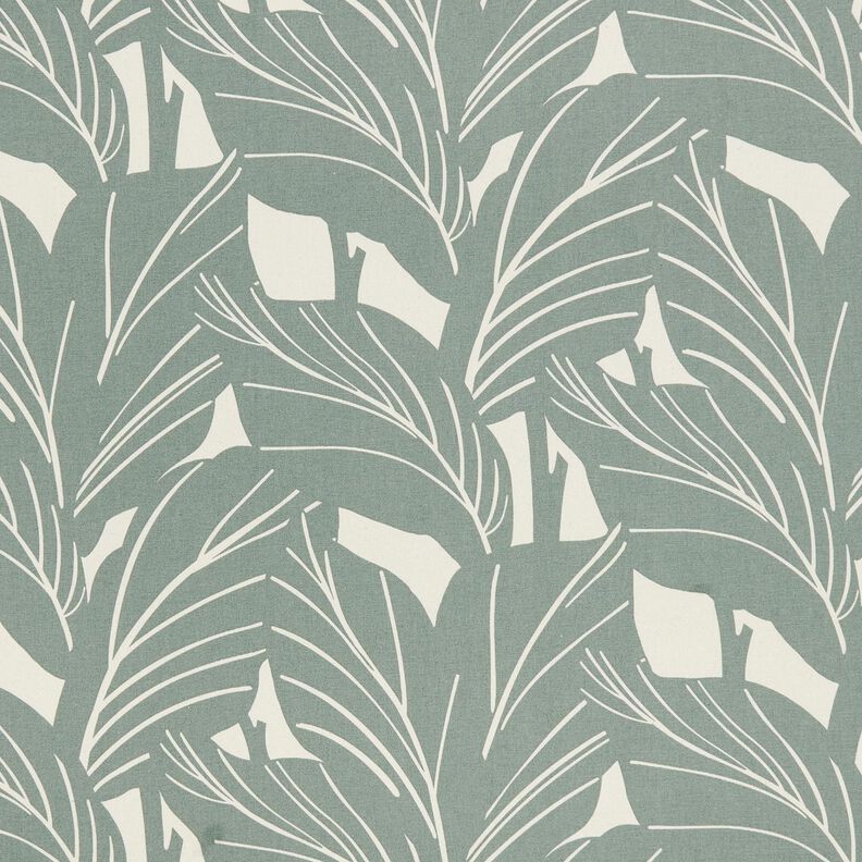 Decostof Panama elegante bladeren – riet/natuur,  image number 1