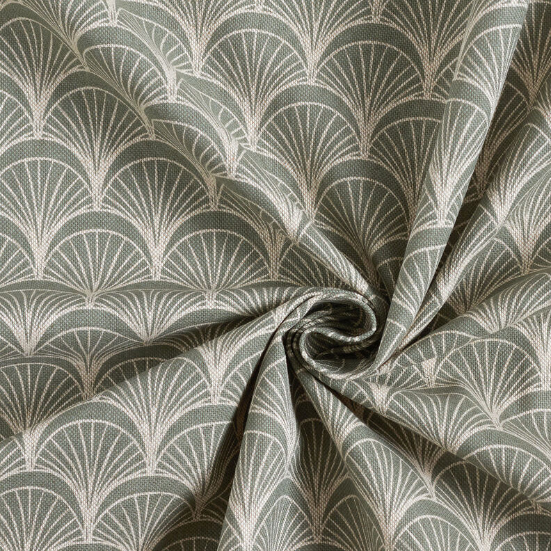 Decostof Half panama elegante boogventilatoren – natuur/riet, image number 3
