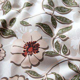 Decostof Canvas Grote bloesems – natuur/roos, 