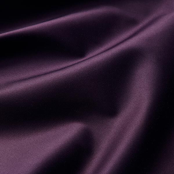 Satijn katoen-stretch – aubergine, image number 2