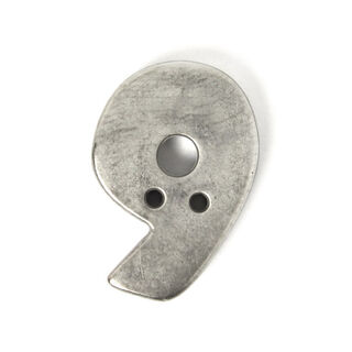 Cijfer 9 - Metallic-look, 