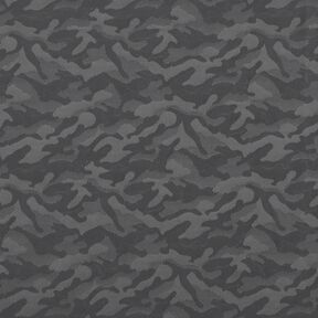 Voeringstof Jacquard Camouflage – donkergrijs, 