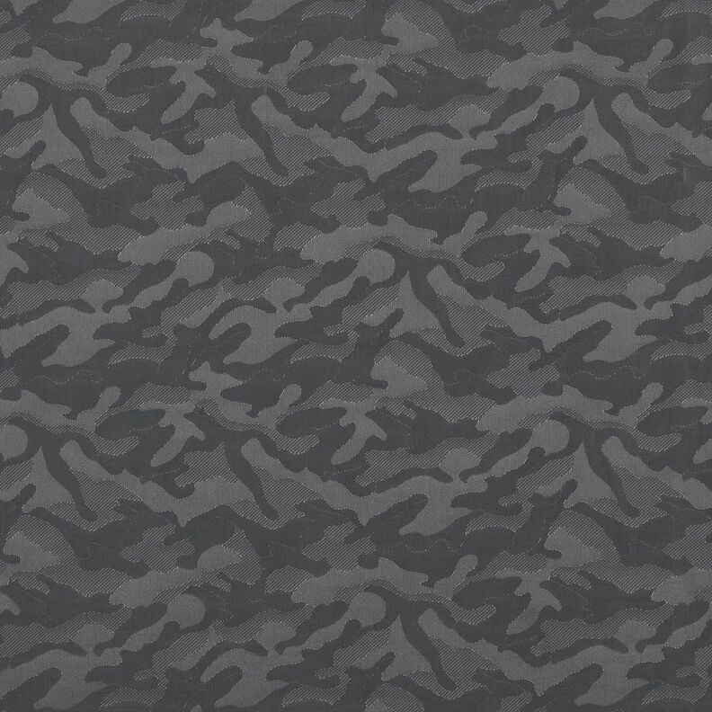 Voeringstof Jacquard Camouflage – donkergrijs,  image number 1