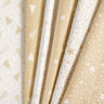 Decostof Jacquard Lurex zee van sterren – lichtbeige/goud,  thumbnail number 5