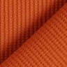 Katoenen wafel jersey effen – terracotta,  thumbnail number 3