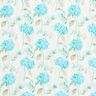 Linnenmix delicate hortensia's – ivoor/licht turkoois,  thumbnail number 1