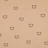 Wafel jersey Beertje | Poppy Fabrics – donker oudroze/aubergine,  thumbnail number 1