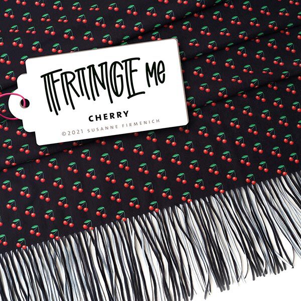 FRINGE ME Cherry – zwart | Albstoffe | Hamburger Liebe, image number 7
