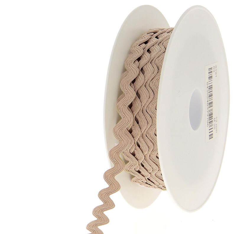 Gekartelde vlecht [12 mm] – beige,  image number 3