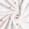 Gezellige fleece Ruiten en harten – ivoor/koper,  thumbnail number 3