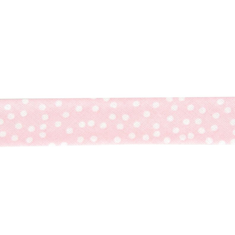 Biasband verspreide stippen [20 mm] – roze,  image number 1