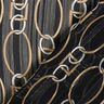 Chiffon glitter krijtstreep schakels – zwart/wit,  thumbnail number 4