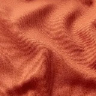 Stone-washed katoen twill effen | Fibre Mood – terracotta, 