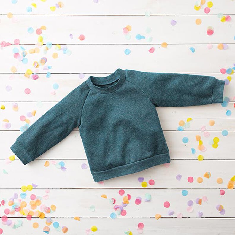 Sweatshirt Glitter – petroleum,  image number 7
