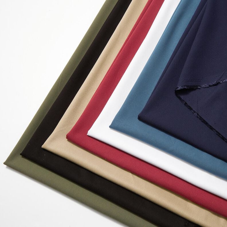 Viscose Stretch Effen – wit,  image number 5