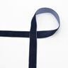 Fluweelband Effen [15 mm] – marineblauw,  thumbnail number 1