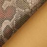 Imitatieleer in slangenlook – beige/donkerolijf,  thumbnail number 4