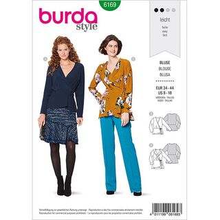 Wikkelblouse, Burda 6169 | 34-44, 