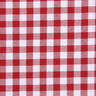 Katoenen stof Vichy ruit 1,7 cm – rood/wit,  thumbnail number 1