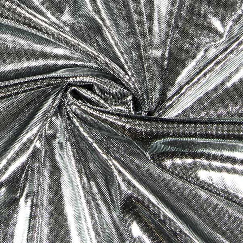 Decostof lamé – zilver metalen,  image number 2