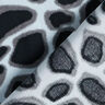 Viscosestof luipaardpatroon – lichtblauw/zwart,  thumbnail number 4
