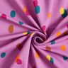 French Terry sommersweat kleurrijke vlekken – pastelviolet/oranje,  thumbnail number 3