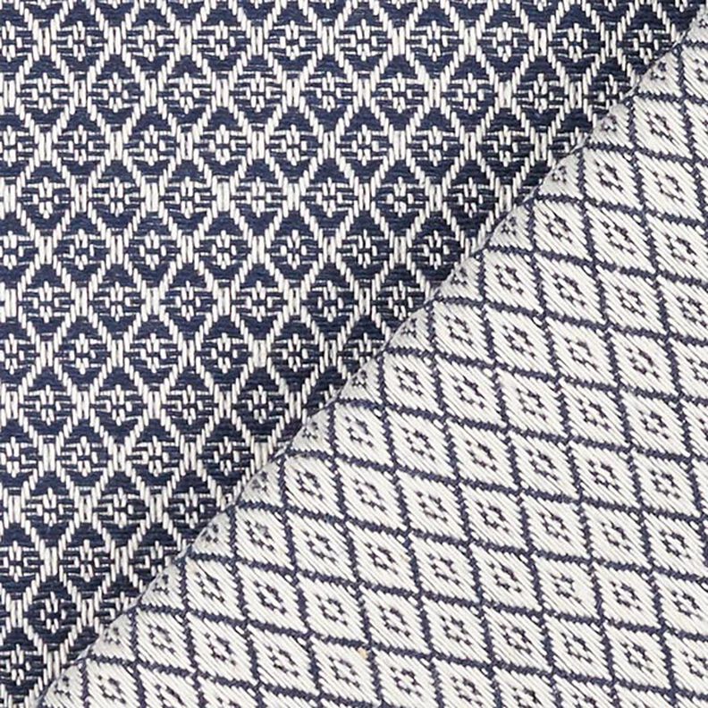 Meubelstof jacquard minirute – blauw,  image number 3