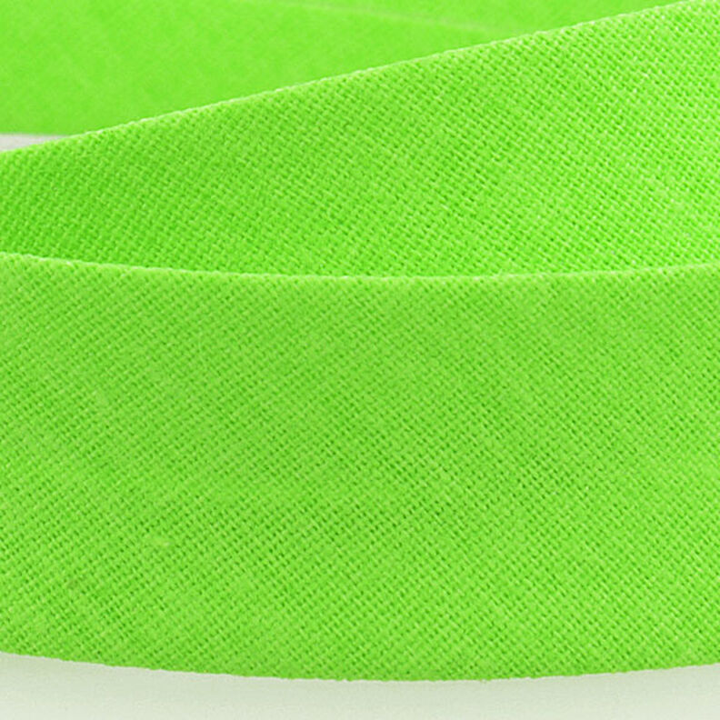 Biasband Polycotton [20 mm] – neongroen,  image number 2