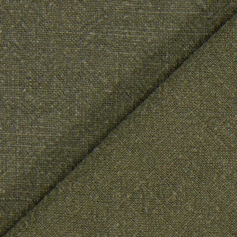 Ramie Linnen stof stone washed, zware kwaliteit – donkerolijf,  image number 3