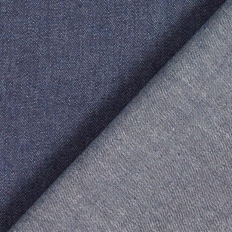 Katoen chambray jeanslook – nachtblauw,  image number 3