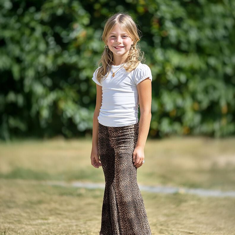 Nicky stof Luipaard printpatroon – creme/zwart,  image number 5