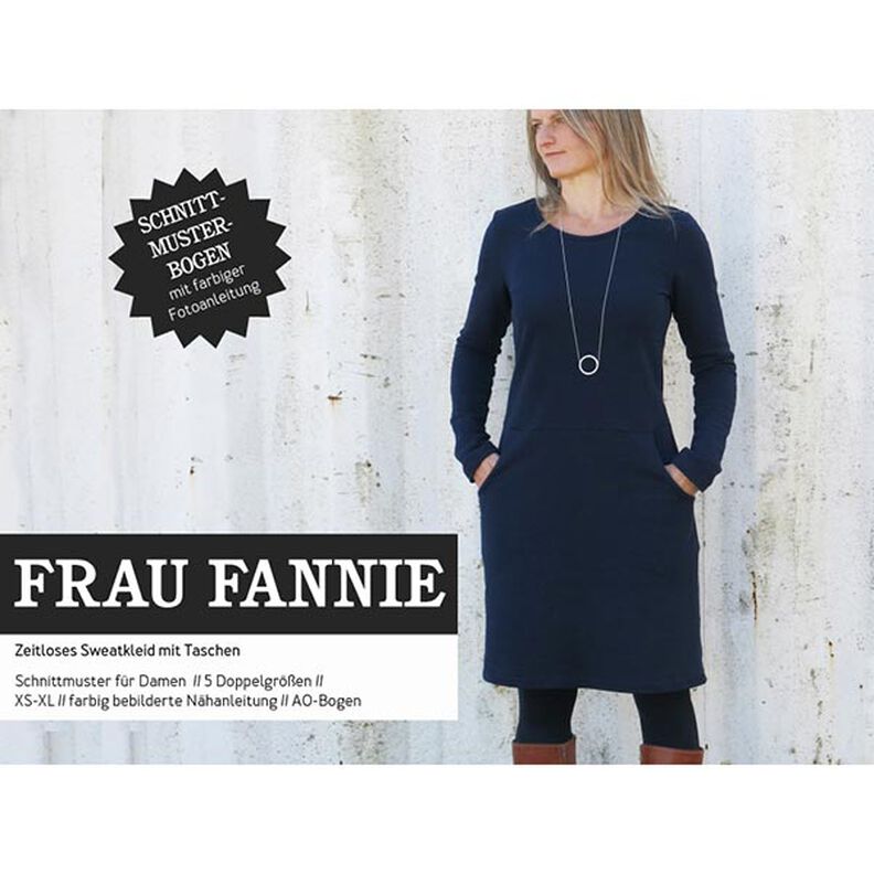 FRAU FANNIE - veelzijdige sweaterjurk, Studio Schnittreif | XS - XL,  image number 1